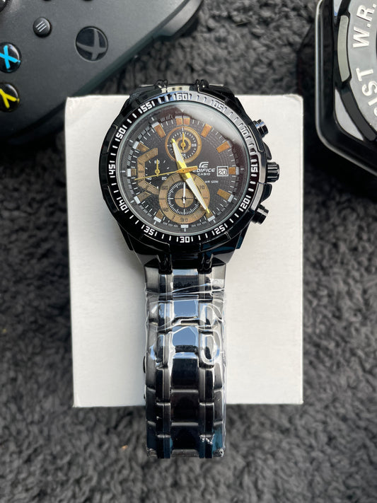 EFR-539 Black Chronograph