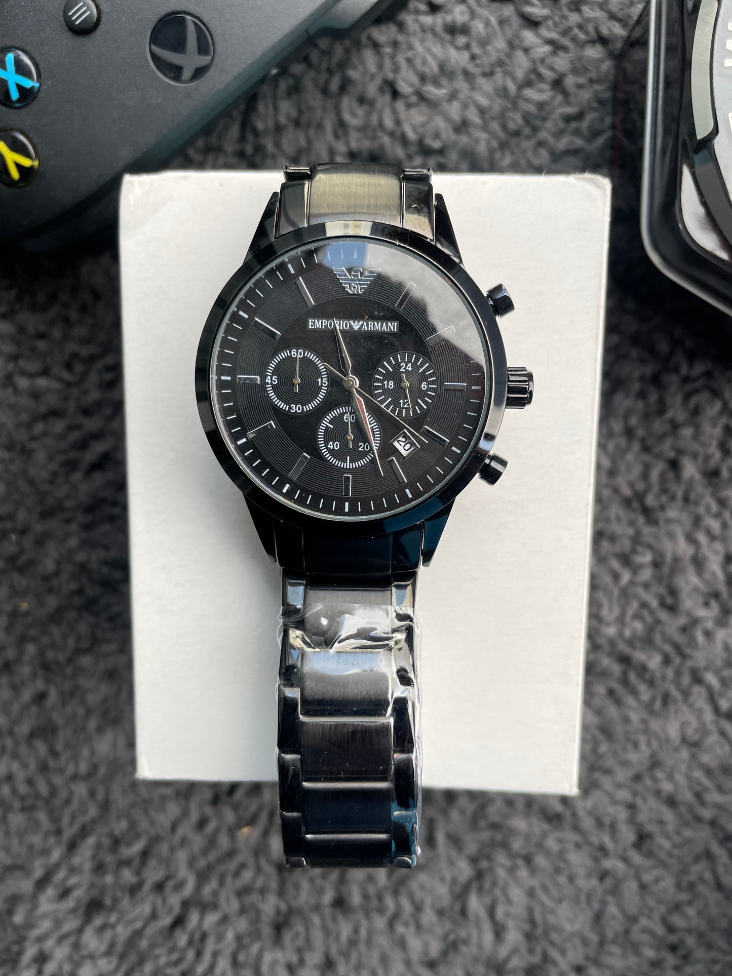 AR2453 Black Chronograph