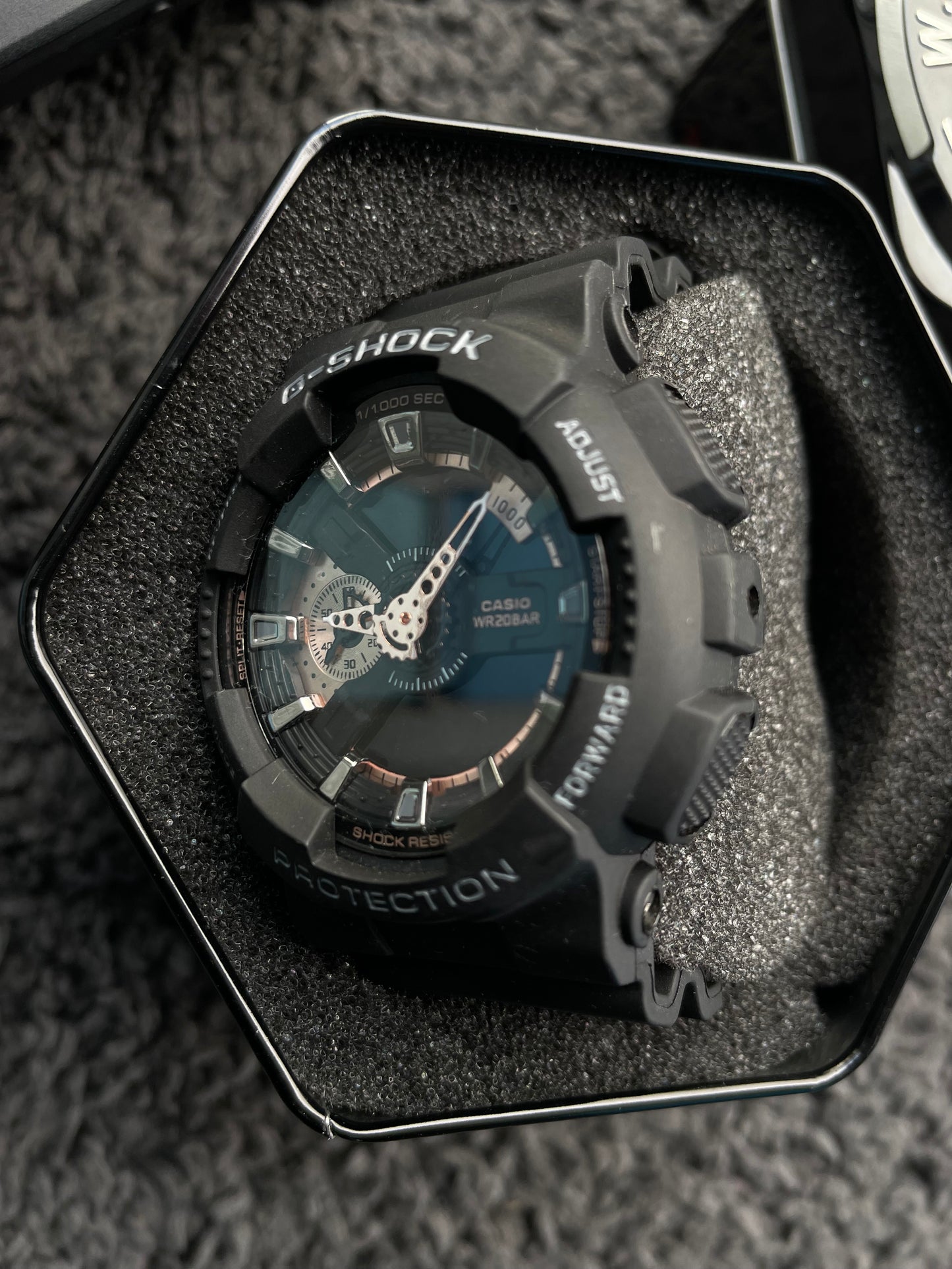 Rose Gold GA 110RG-1A With Black Strap